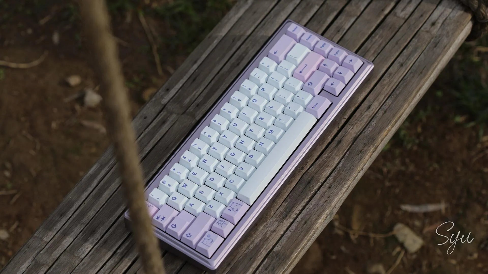 Ginkgo65 Pro Kit Purple x Silver ANSI