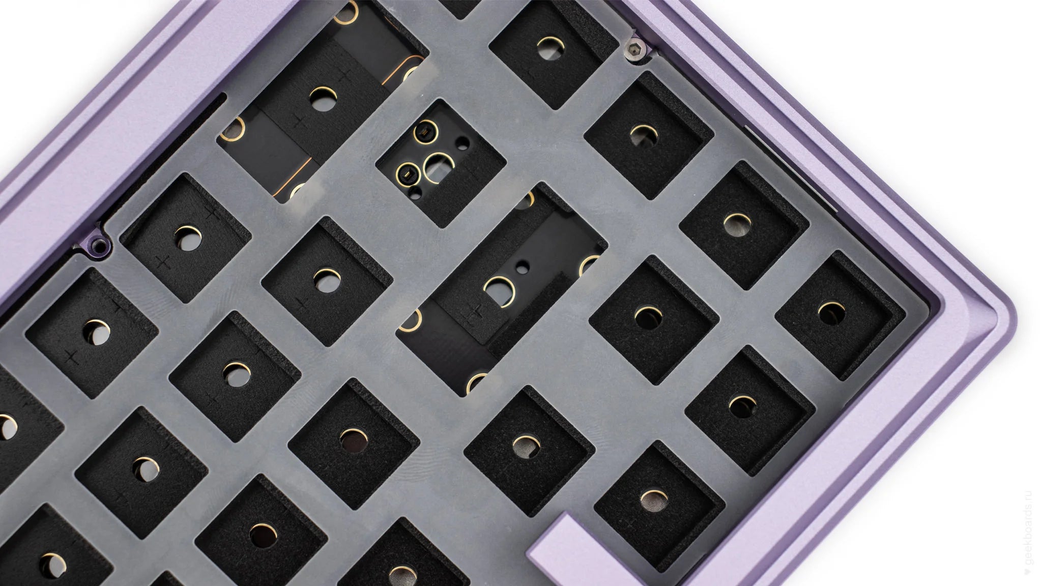 Ginkgo65 Pro Kit Purple x Silver ANSI