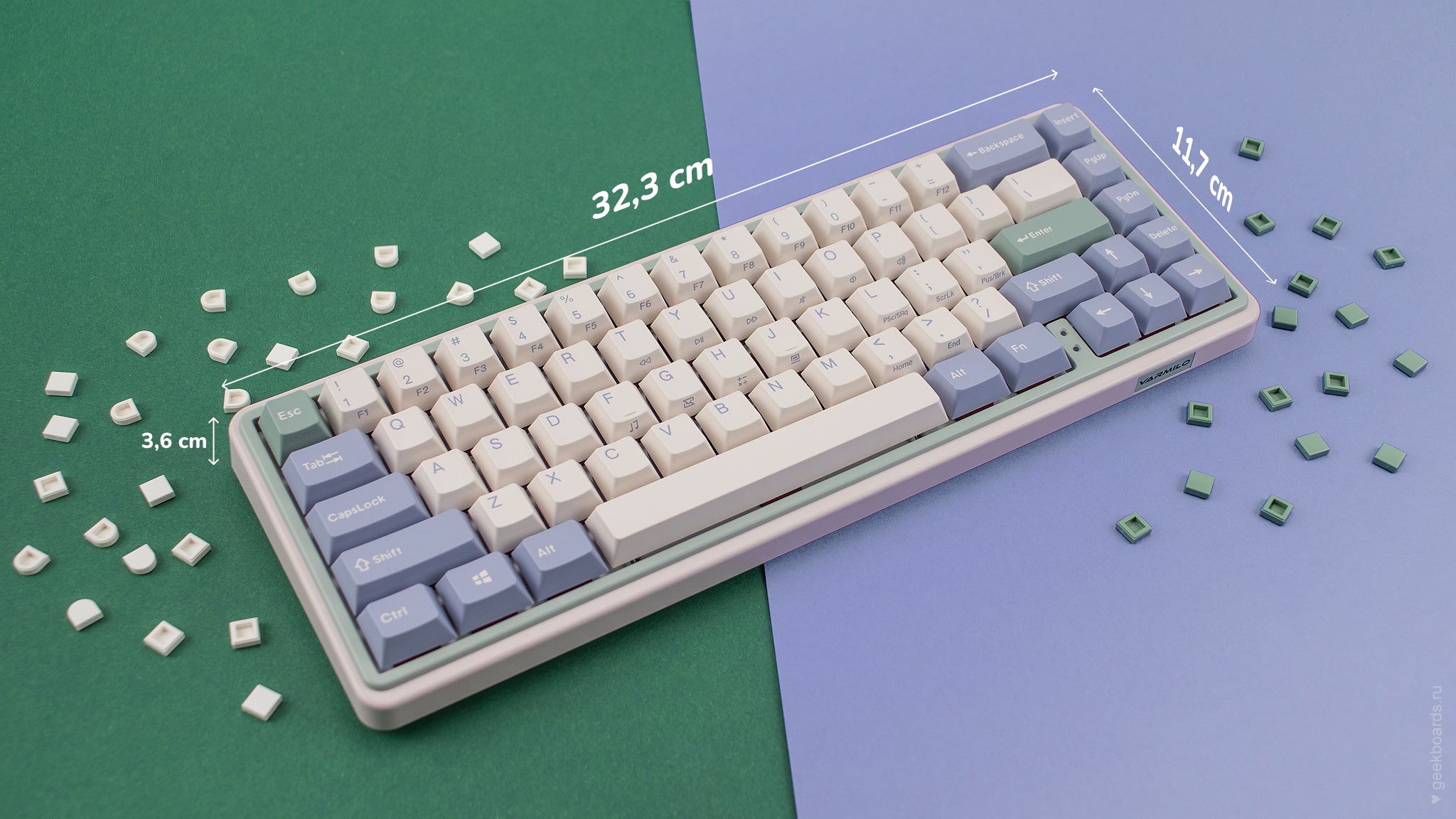 Varmilo Minilo Eucalyptus VXT67 ANSI