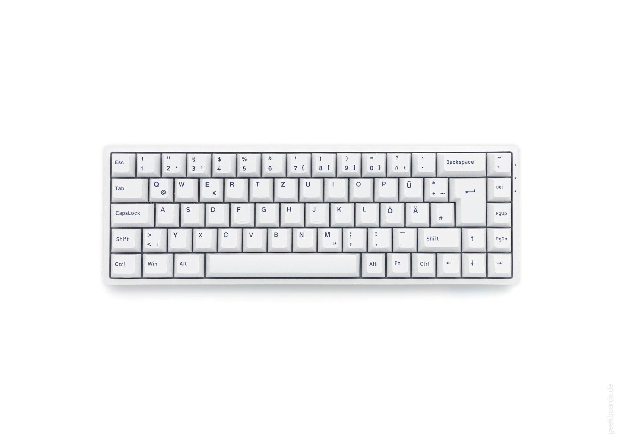 Akko 3068B Blue on White ISO-DE - Geekboards