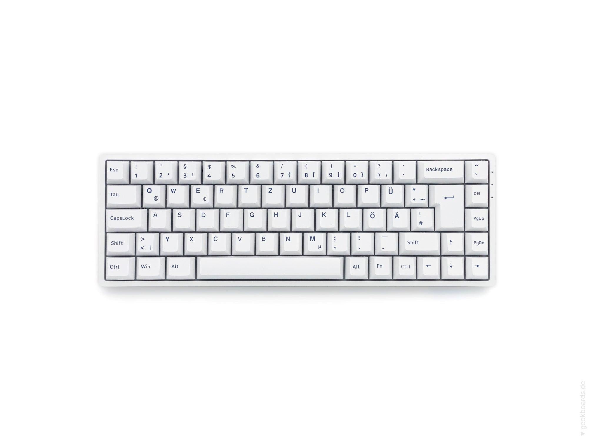 Akko 3068B Blue on White ISO-DE - Geekboards