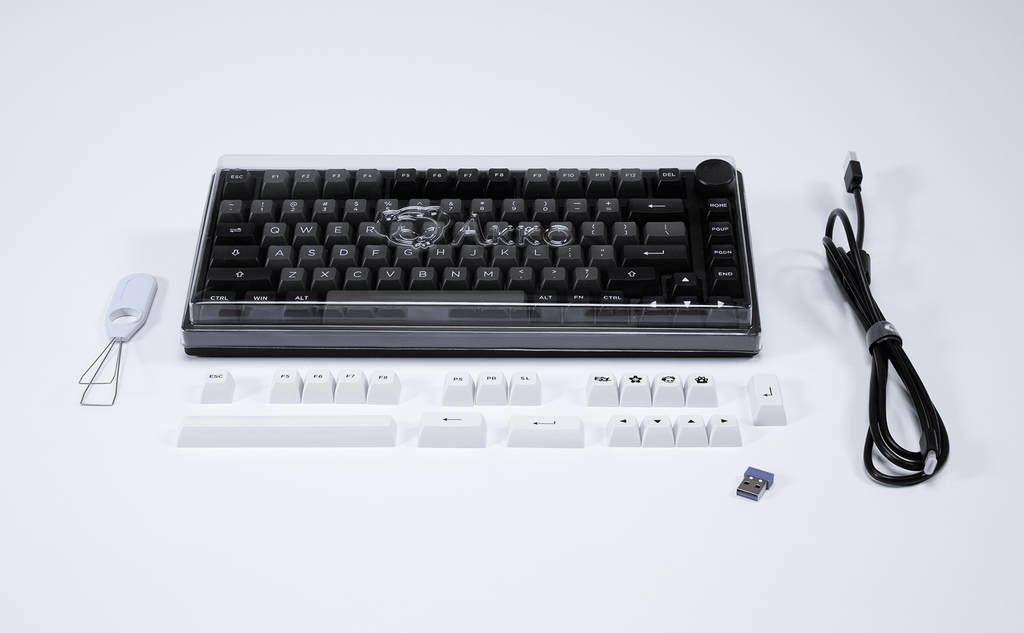 Akko PC75B Plus Black & Silver ANSI - Geekboards