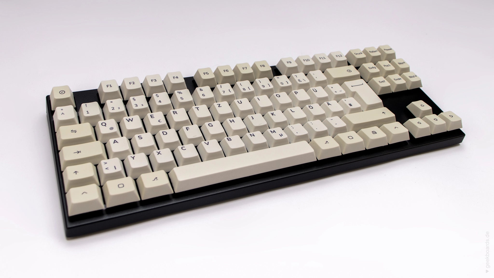 Keycap Set Geekboards Retro White ISO-DE