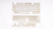 Keycap Set Geekboards Retro White ISO-DE