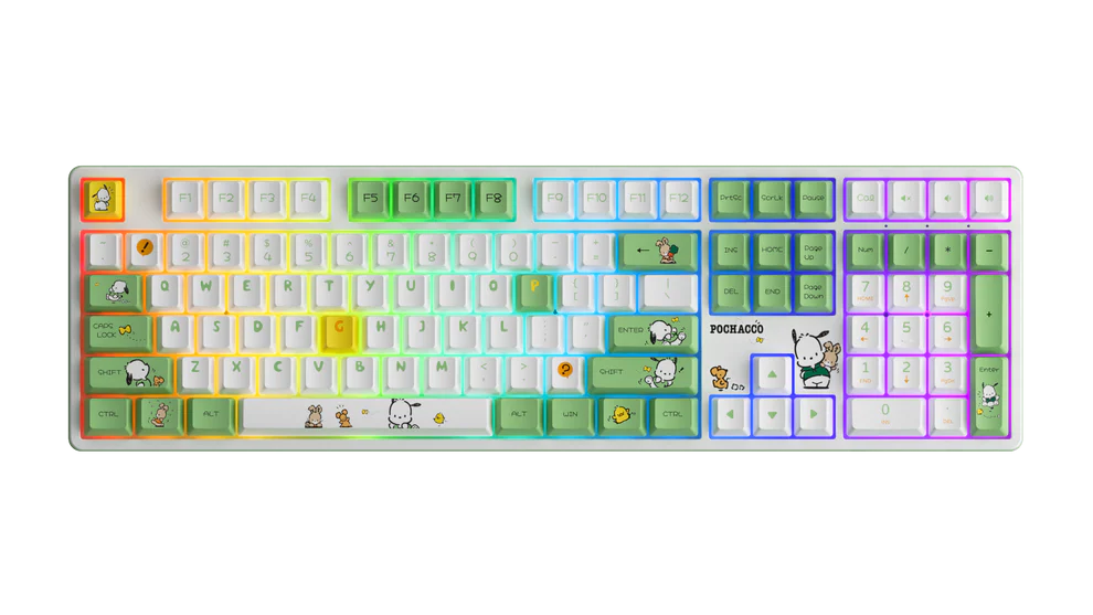 Akko Pochacco Green 5108B Plus ANSI