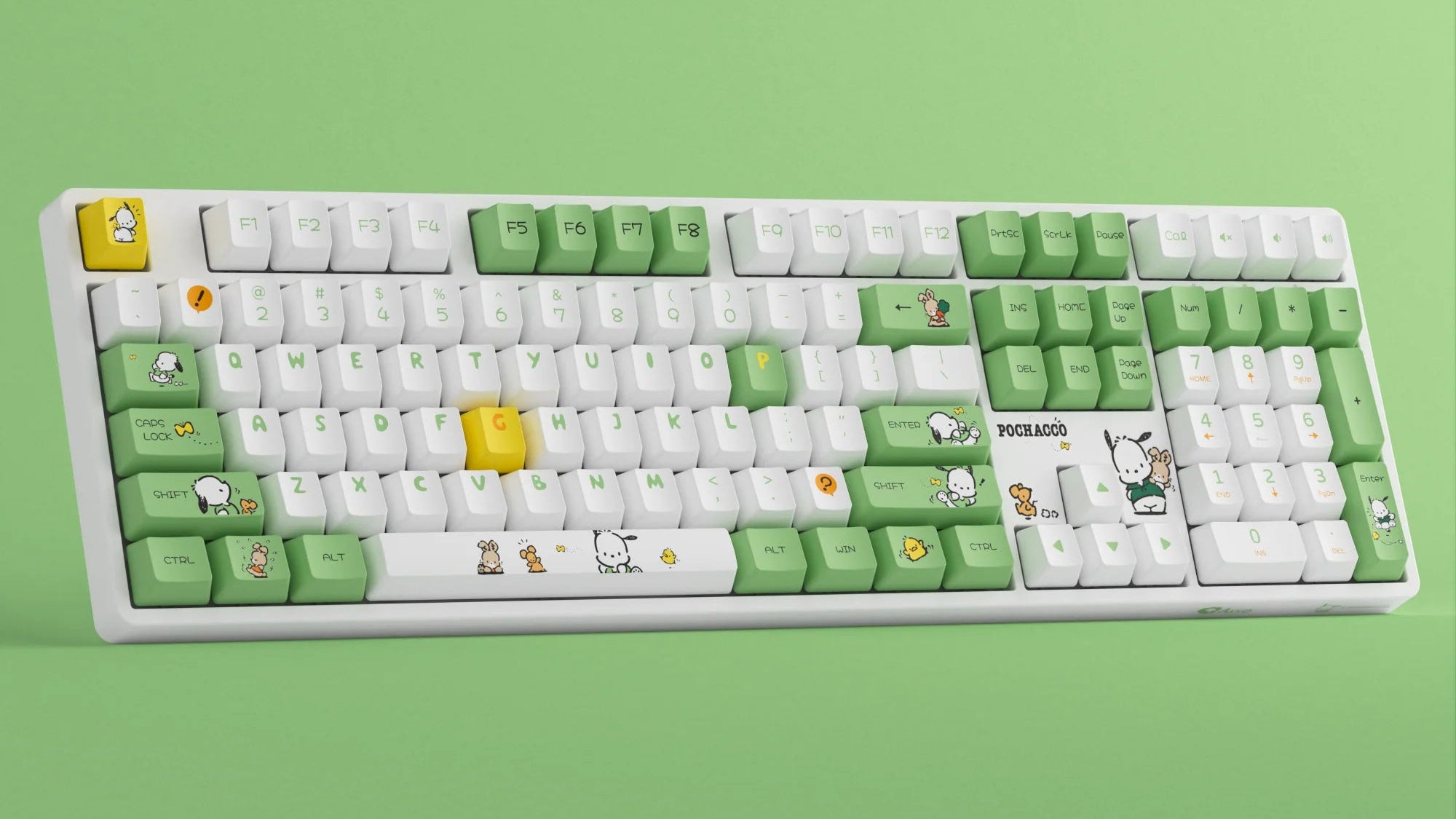Akko Pochacco Green 5108B Plus ANSI