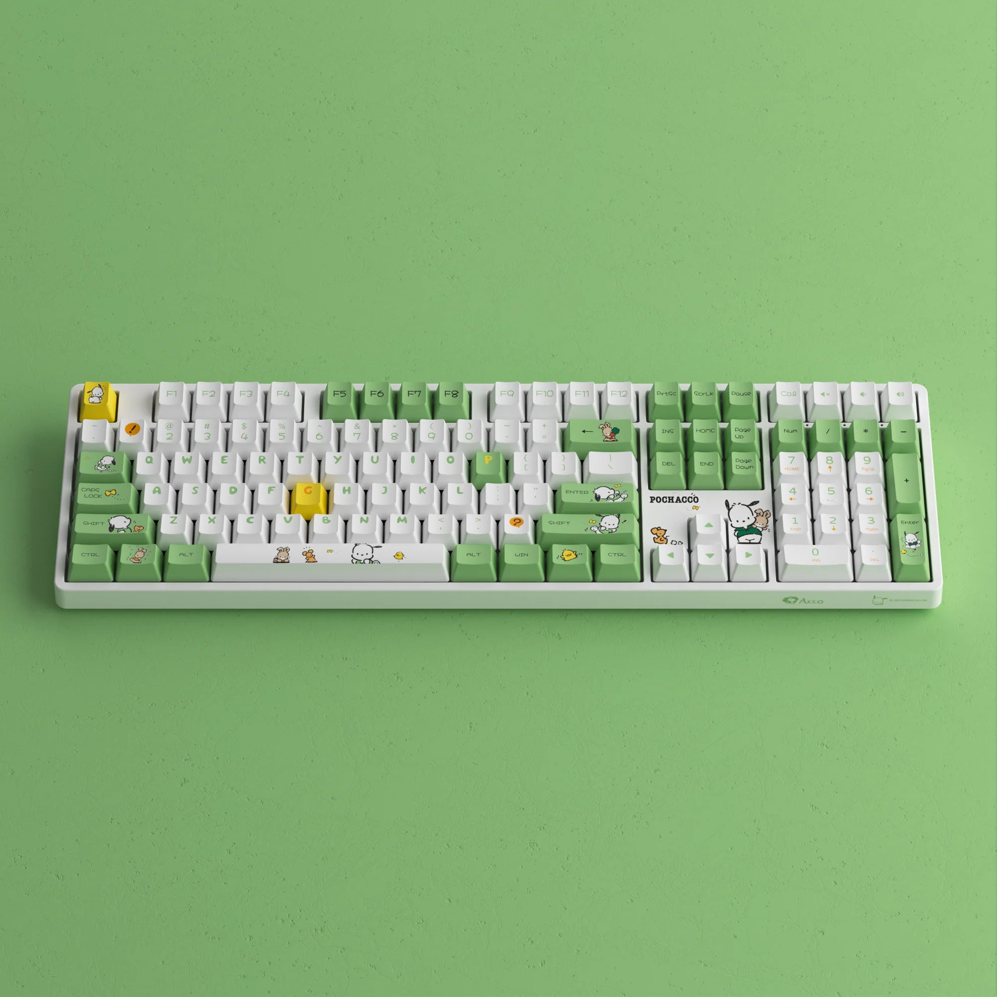 Akko Pochacco Green 5108B Plus ANSI