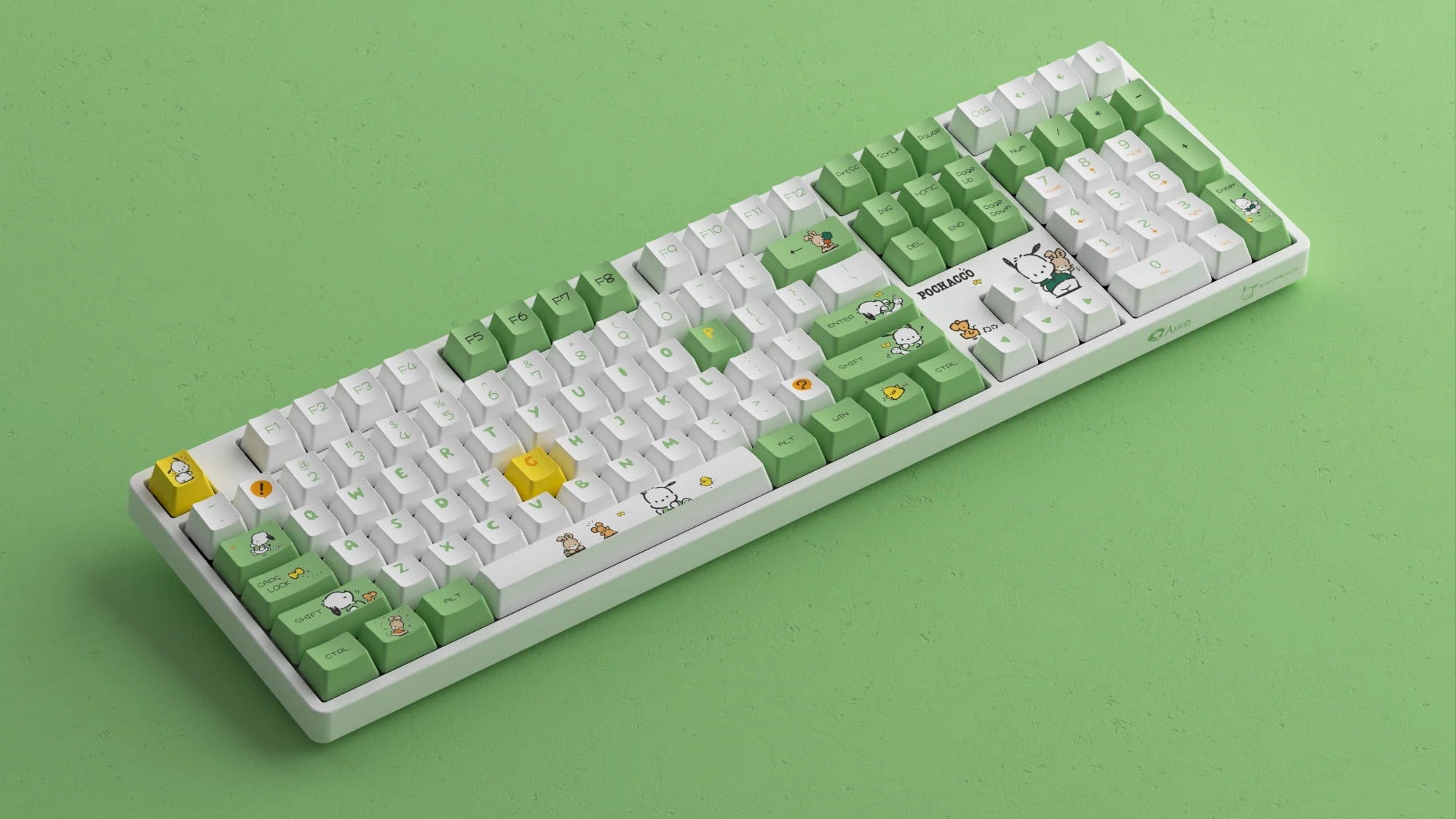 Akko Pochacco Green 5108B Plus ANSI