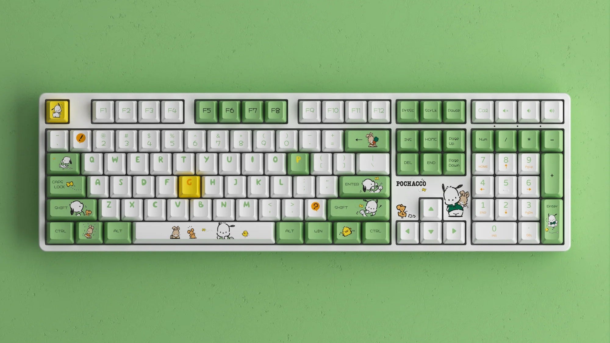 Akko Pochacco Green 5108B Plus ANSI