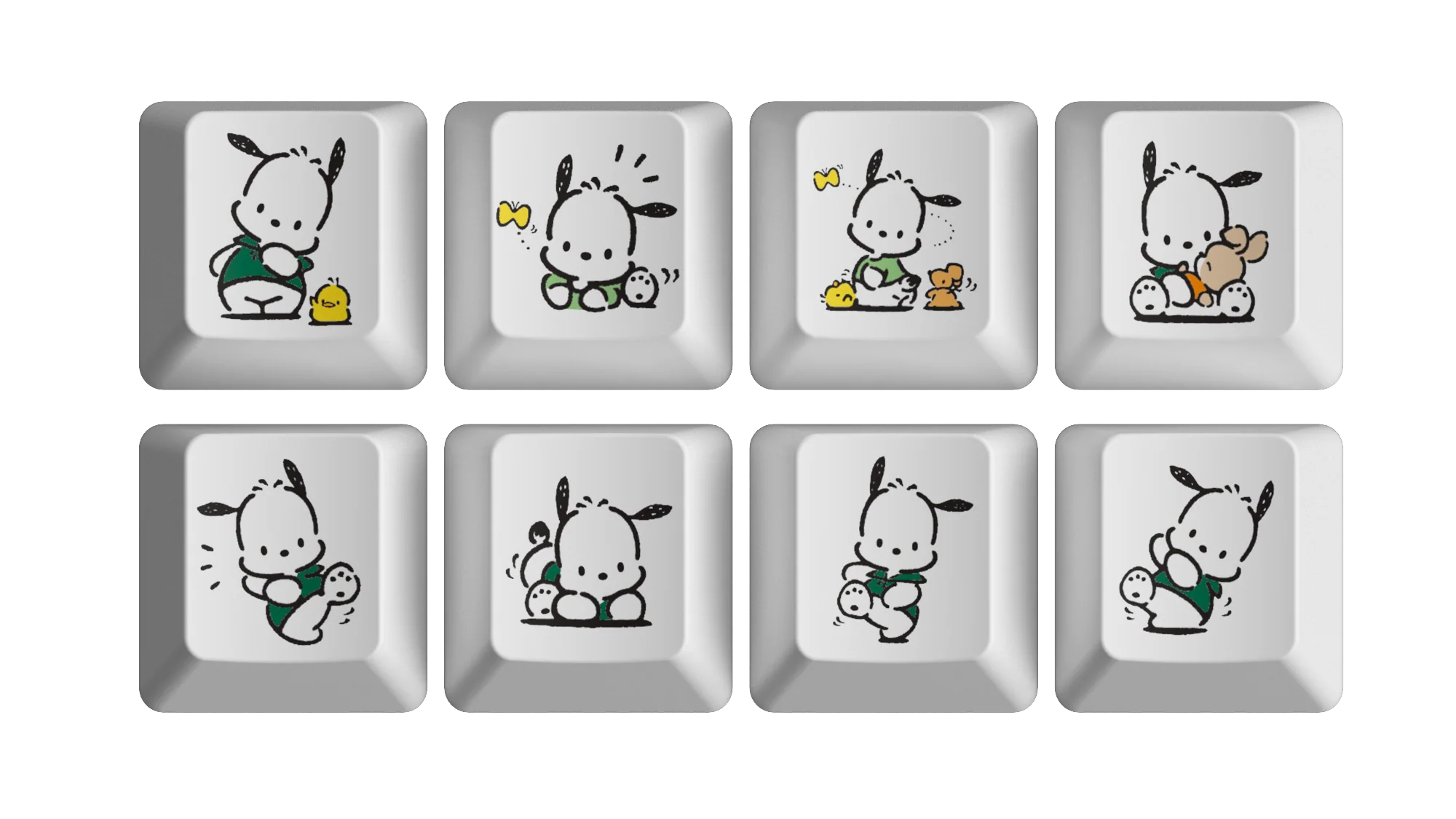 Akko Pochacco Green 5108B Plus ANSI