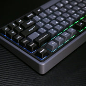 Varmilo Minilo75 HE Black ANSI - desk view