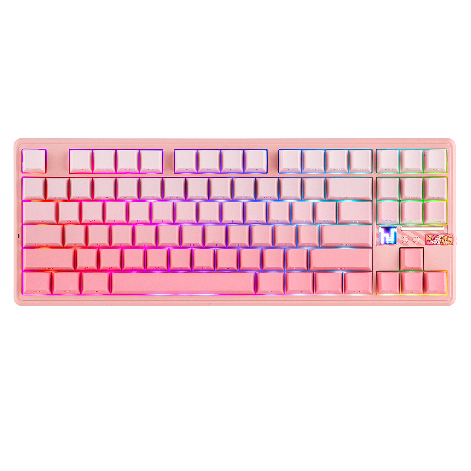 Aula F87 Pro V2 Black Pink ANSI - model feature image