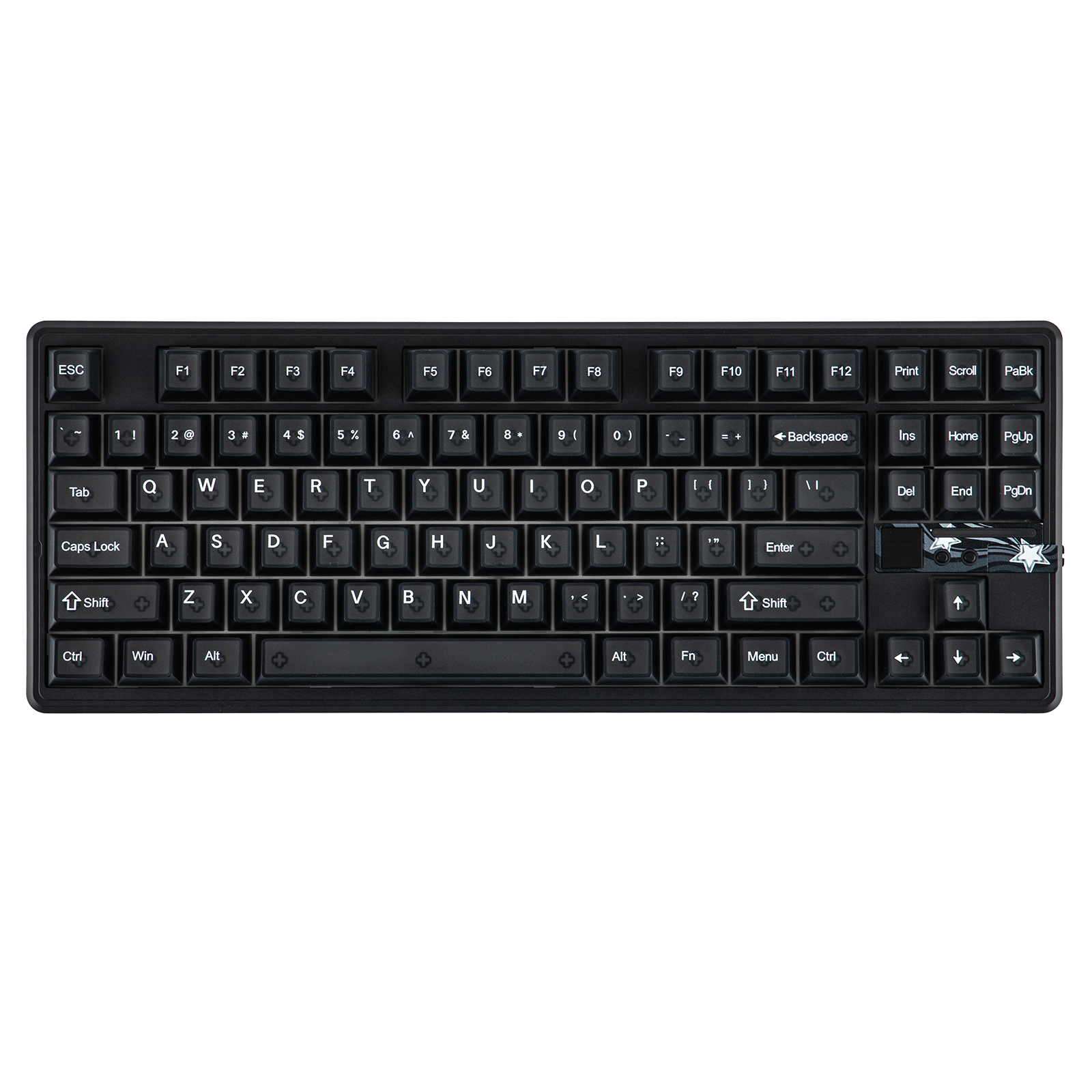 Aula F87 Pro V2 Black ANSI - top view