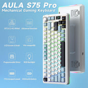 Aula S75 Pro Blue-White ANSI - feature overview