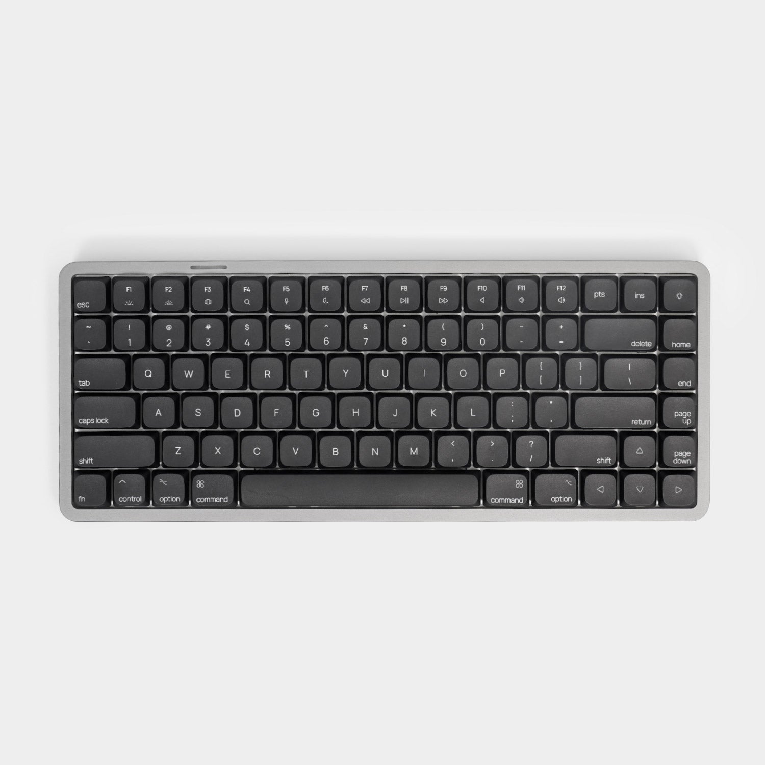 Akko Air 01 Low Profile Space Gray ANSI - angled view