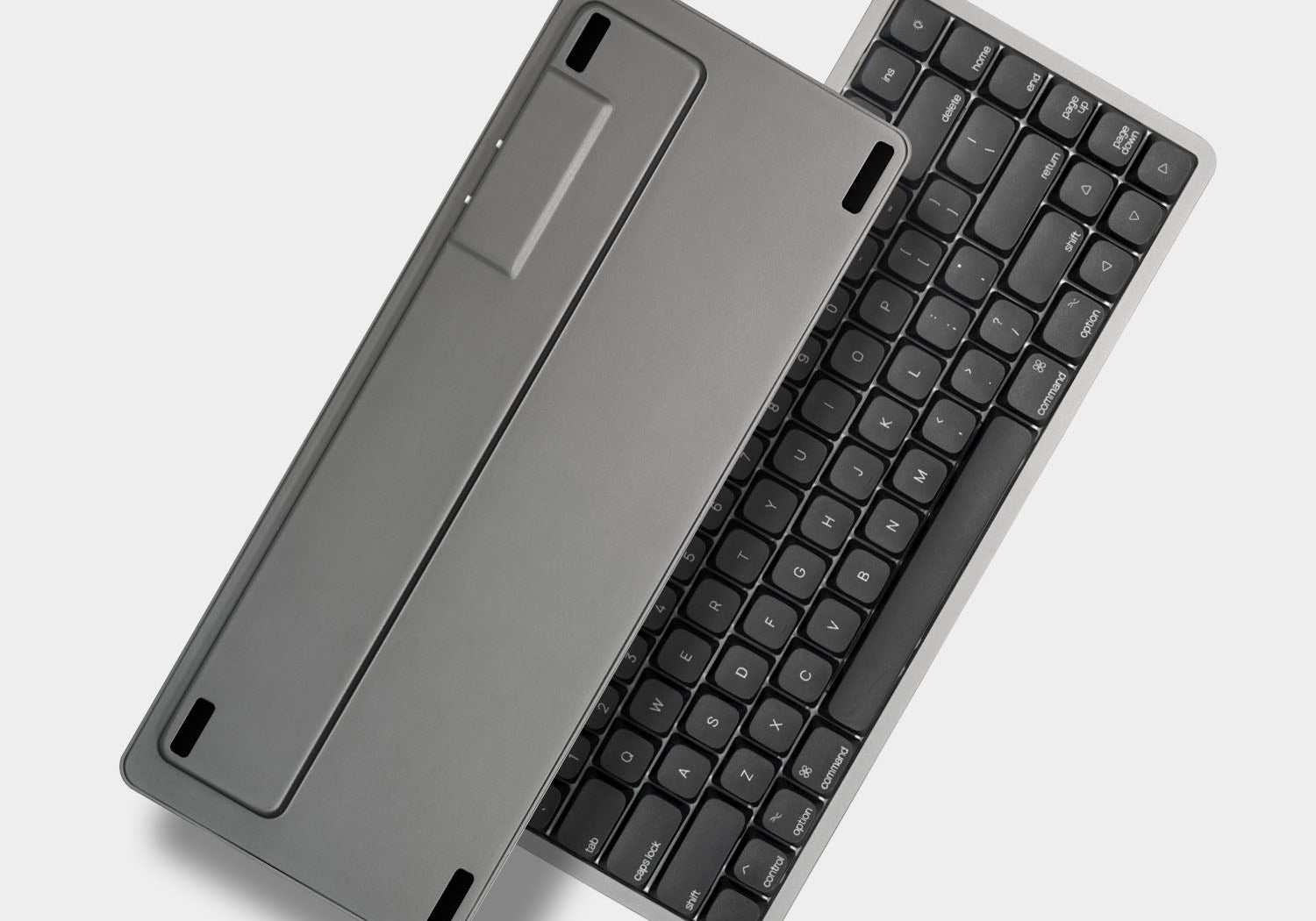 Akko Air 01 Low Profile Space Gray ANSI - aluminum case detail