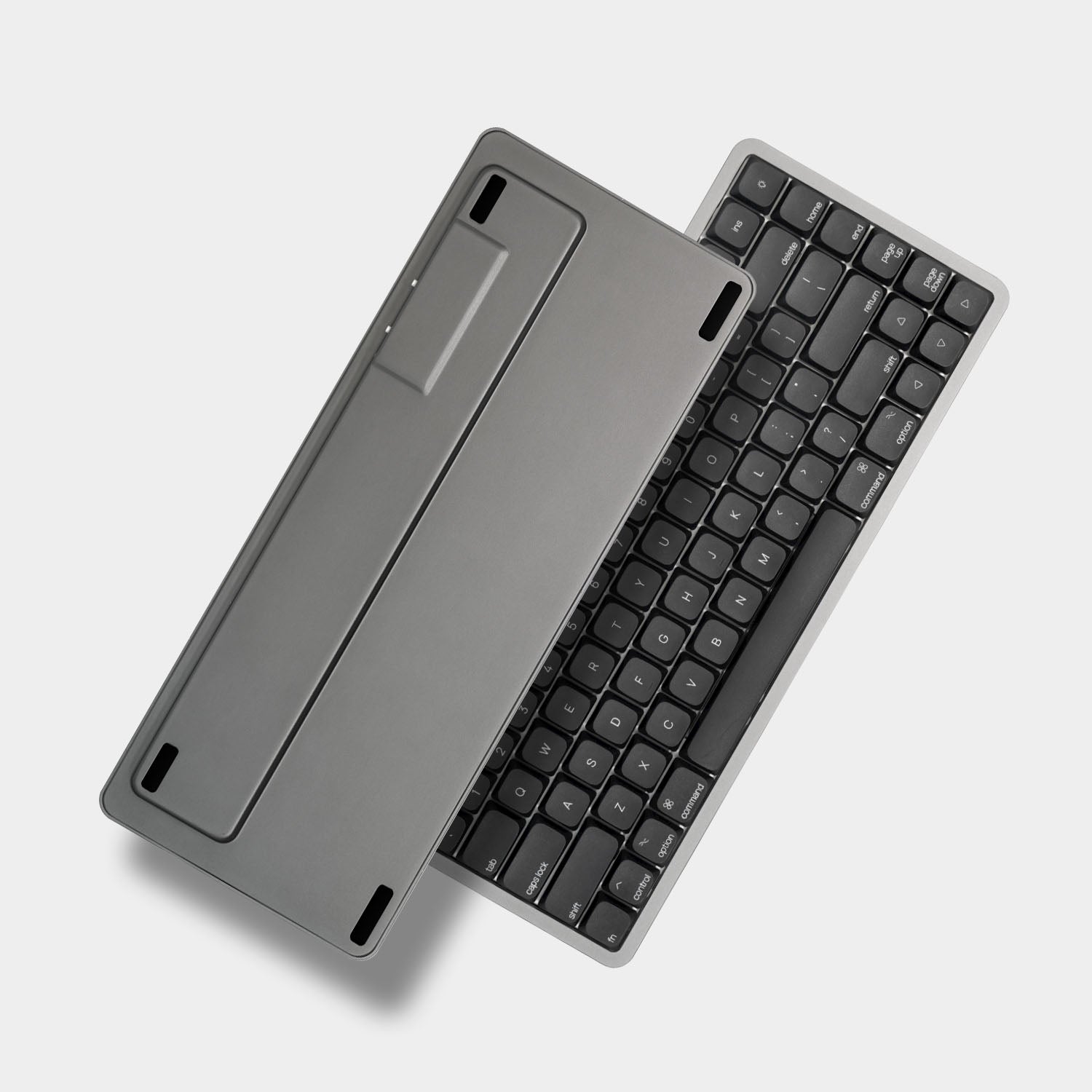 Akko Air 01 Low Profile Space Gray ANSI - aluminum case detail