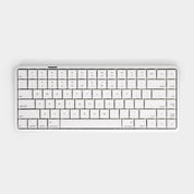 Akko Air 01 Low Profile Cloud White ANSI - low profile side view