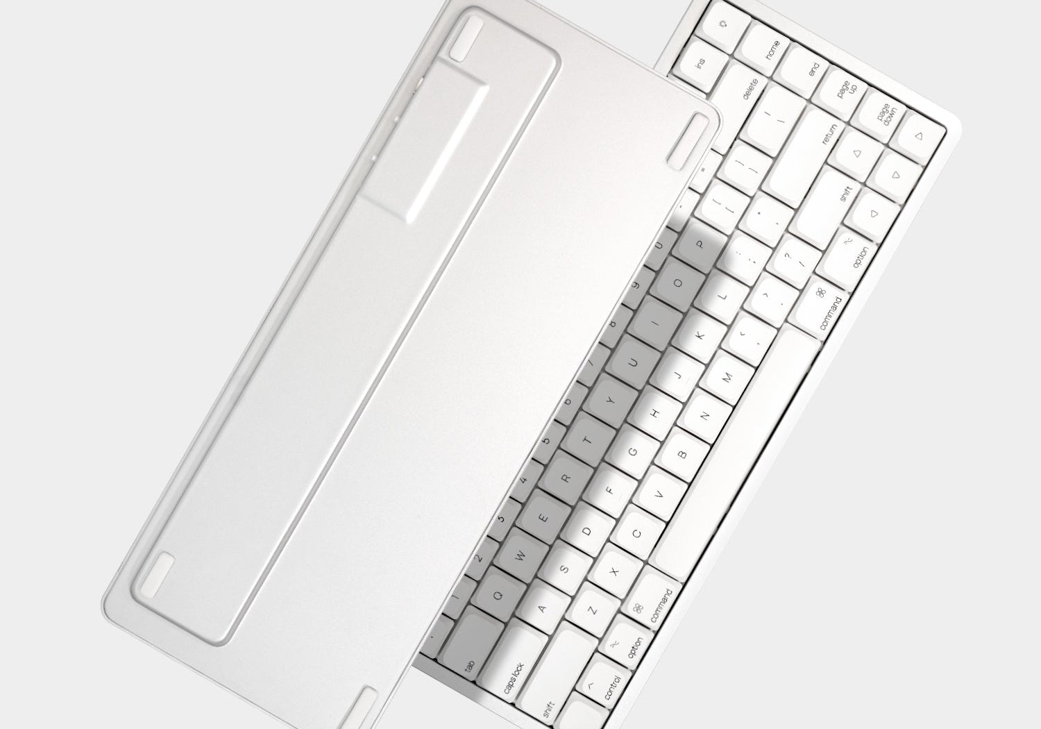 Akko Air 01 Low Profile Cloud White ANSI - aluminum case detail