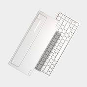 Akko Air 01 Low Profile Cloud White ANSI - aluminum case detail