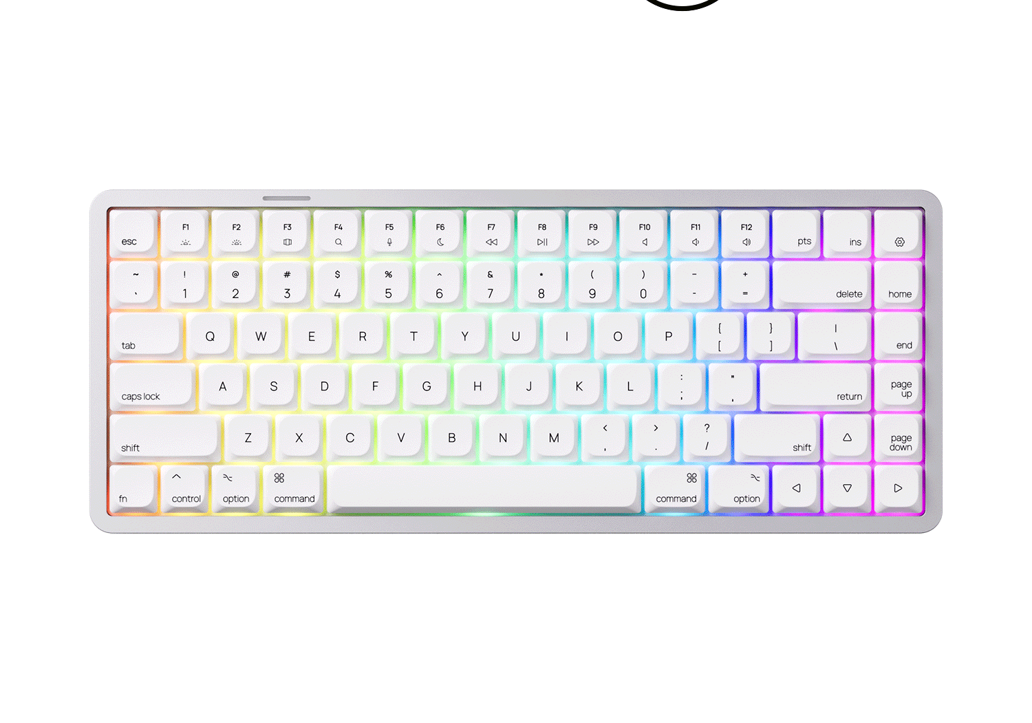 Akko Air 01 Low Profile Cloud White ANSI