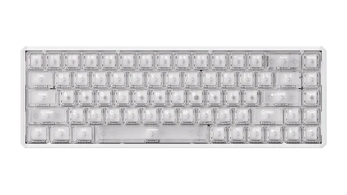 AKKO MOD68 HE White Transparent ANSI