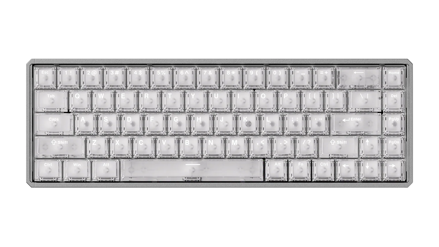 AKKO MOD68 HE White Transparent ANSI