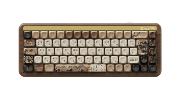 AKKO MU01 Mountain Seclusion VIA ISO-DE/UK (Walnut case)