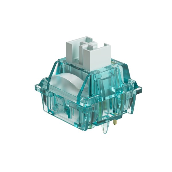 Switches Akko Creamy Cyan (45 pcs) / Clicky / 4.0 mm