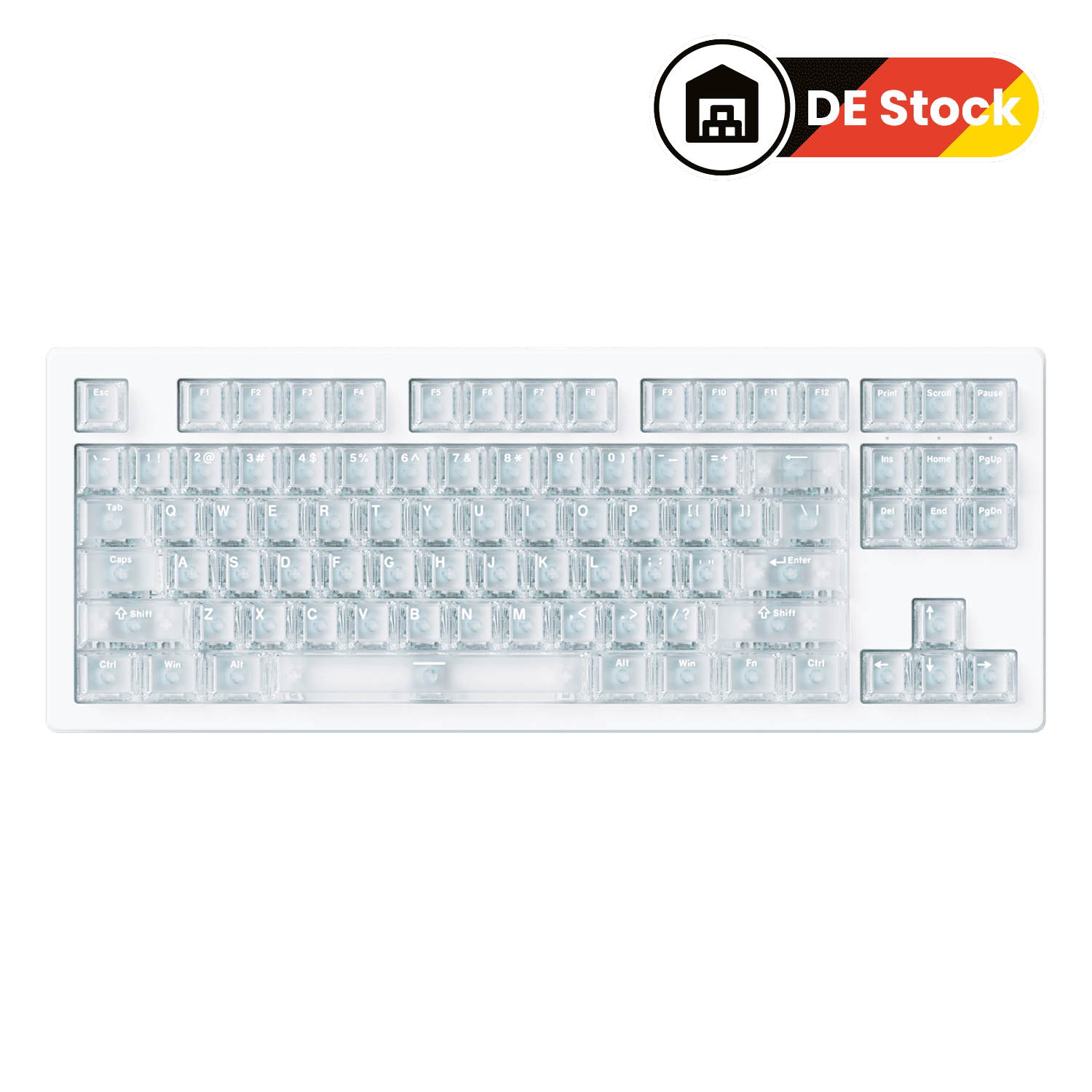 Akko MonsGeek M3 V5 HE White Frosted Transparent ANSI
