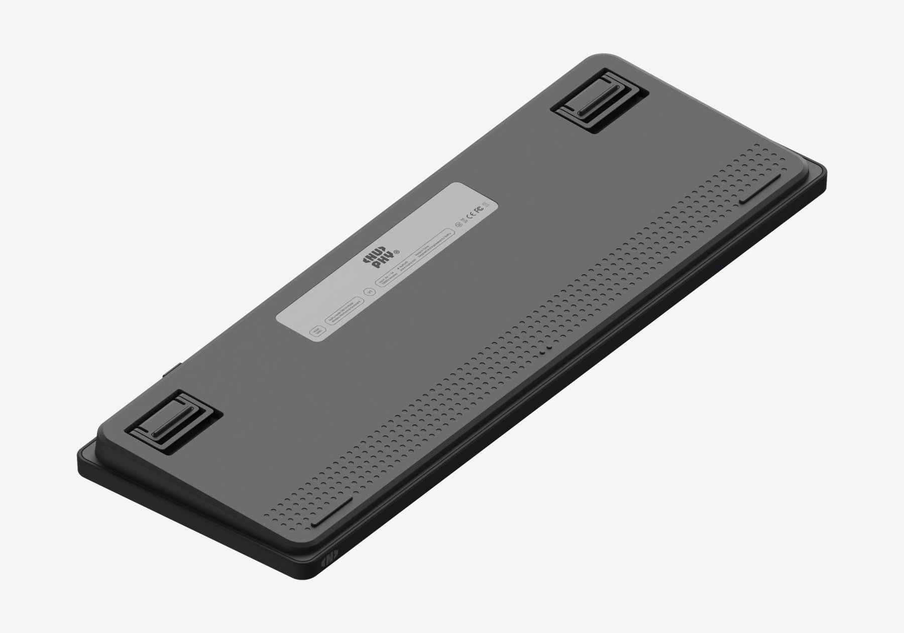 NuPhy Node100 Ink Gray ANSI Low Profile - bottom view