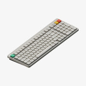 NuPhy Node100 Lunar White ANSI Low Profile - front view