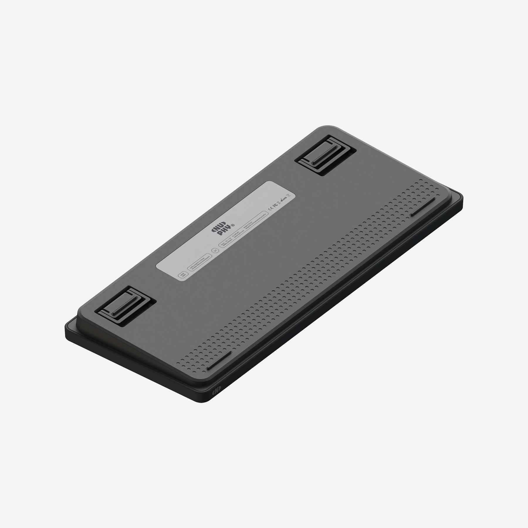 NuPhy Node75 Ink Gray ANSI Low Profile - bottom view