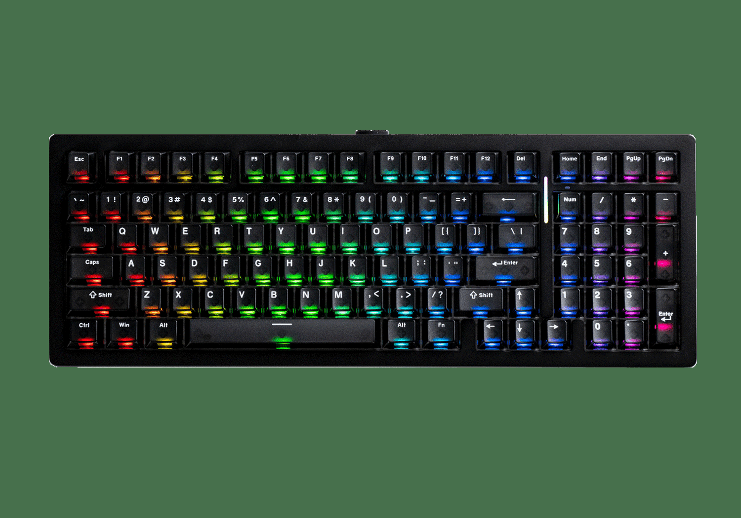 Akko MonsGeek M2 V5 HE Black Frosted Transparent ANSI