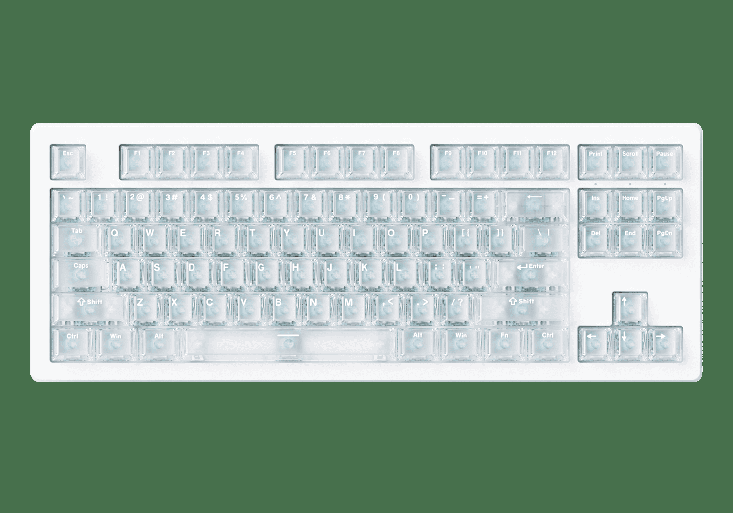 Akko MonsGeek M3 V5 HE White Frosted Transparent ANSI