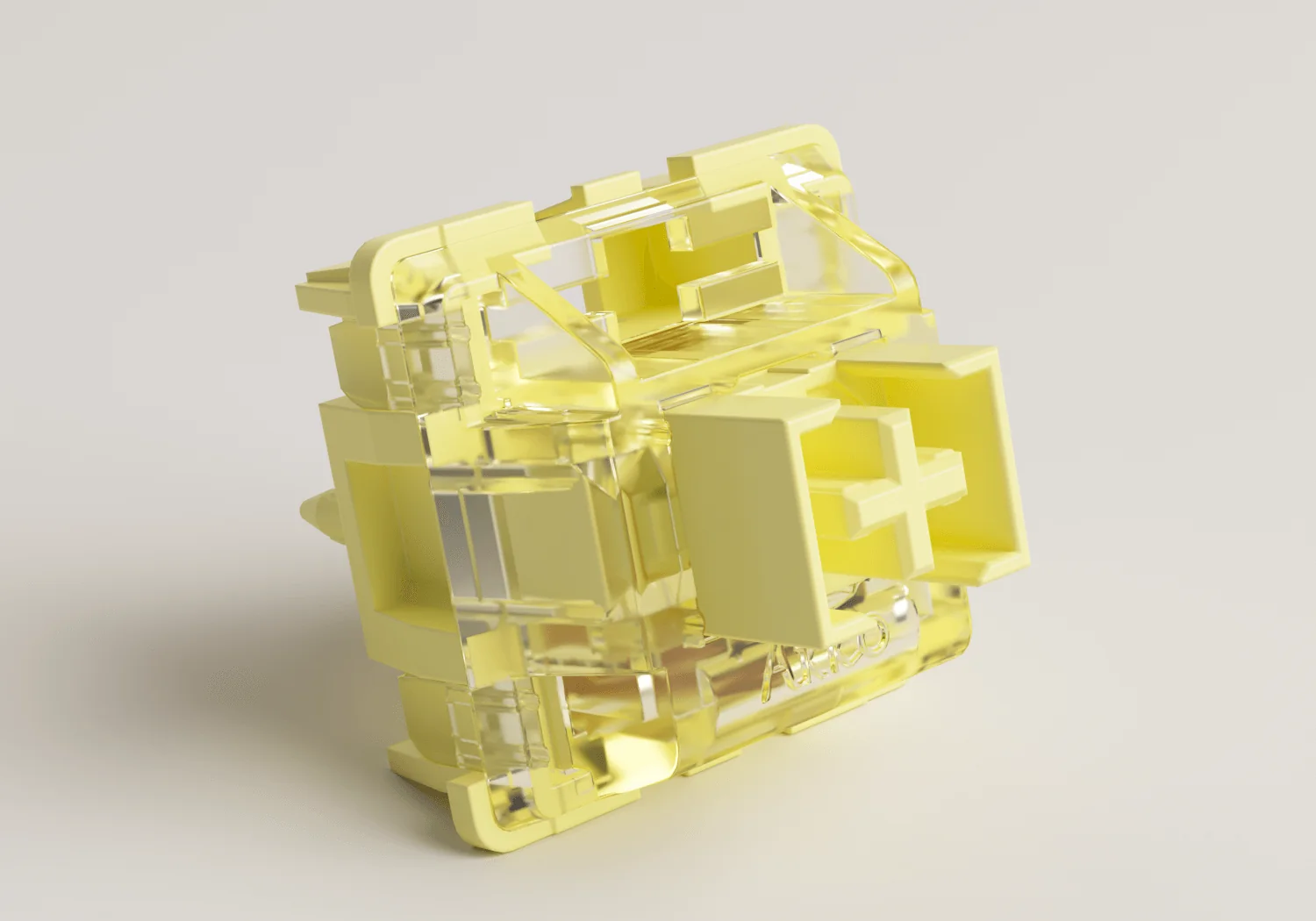 Akko V3 Creamy Yellow Pro Switch - side detail