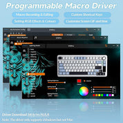 Aula S75 Pro Blue-White ANSI - software overview