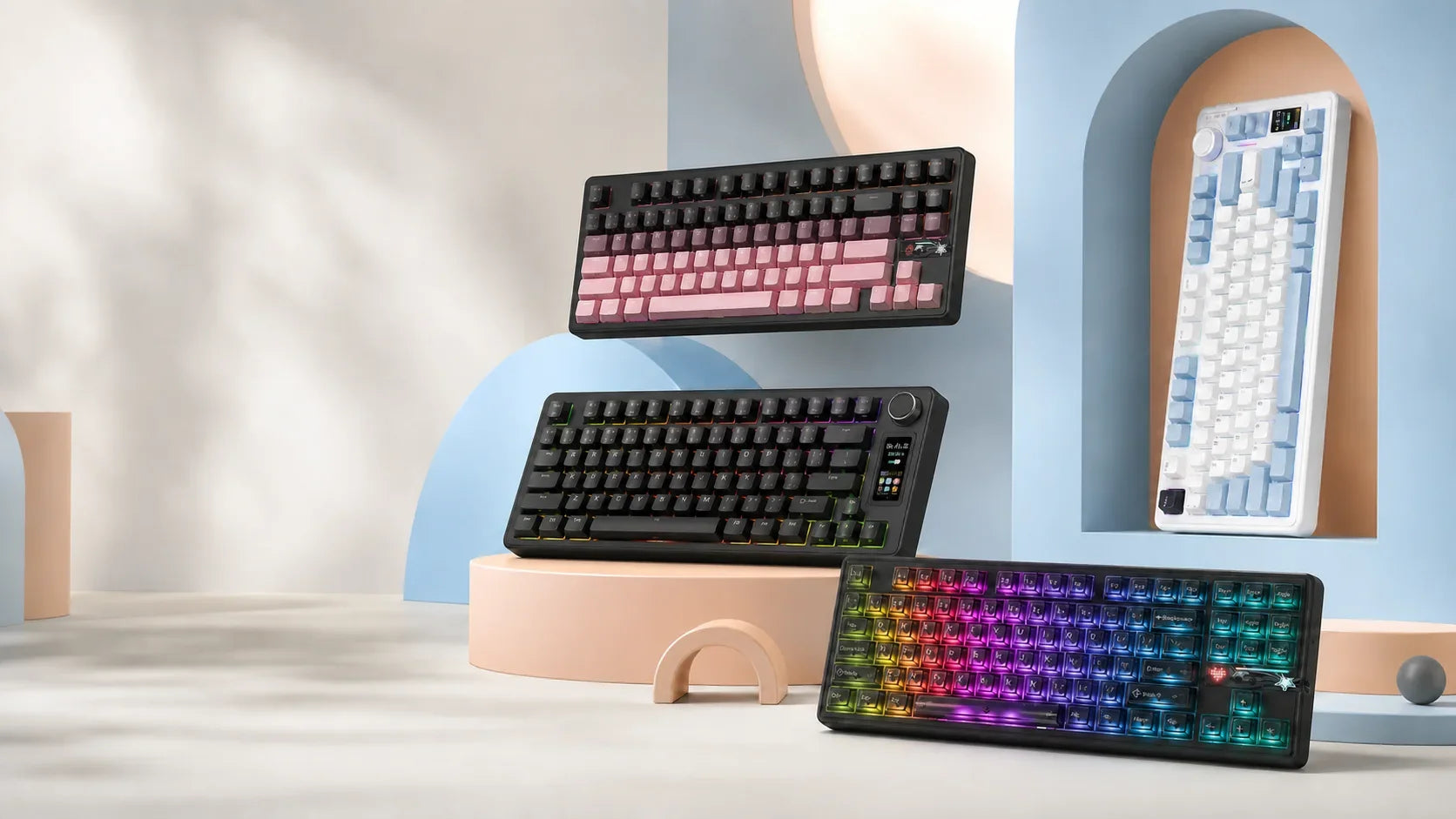 Aula F87 Pro V2 and S75 Pro keyboard arrivals
