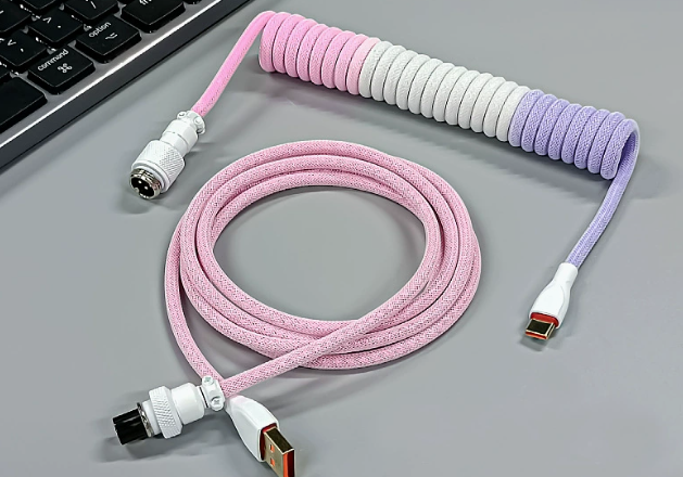 Geekboards Keyboard Cable Pink