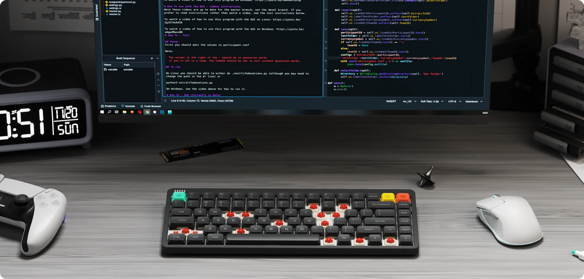 NuPhy Node75 Black ANSI Low Profile