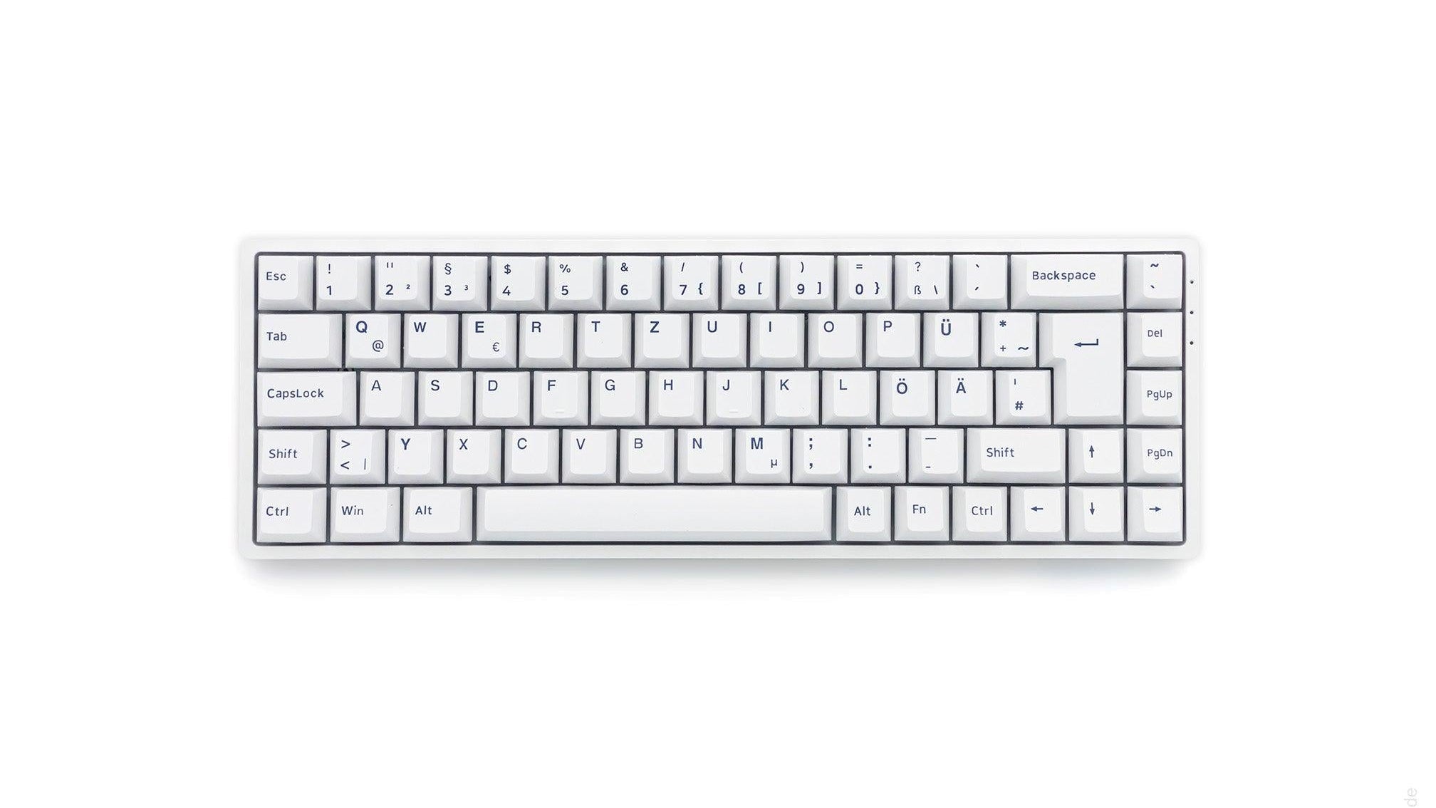 Akko 3068B Blue on White ISO-DE - Geekboards