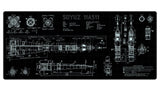 Mousepad Geekboards Soyuz 900x400 5mm