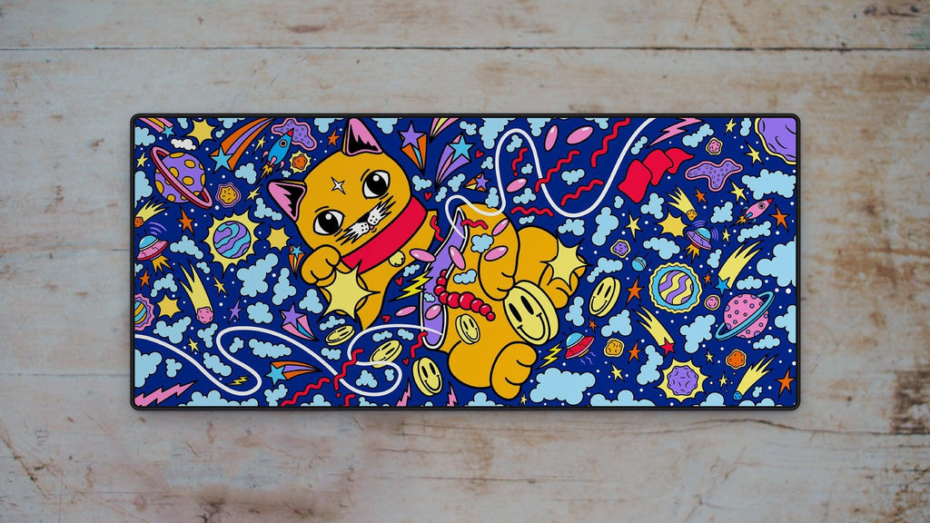 Mauspad GeekBoards Space Cat - Geekboards