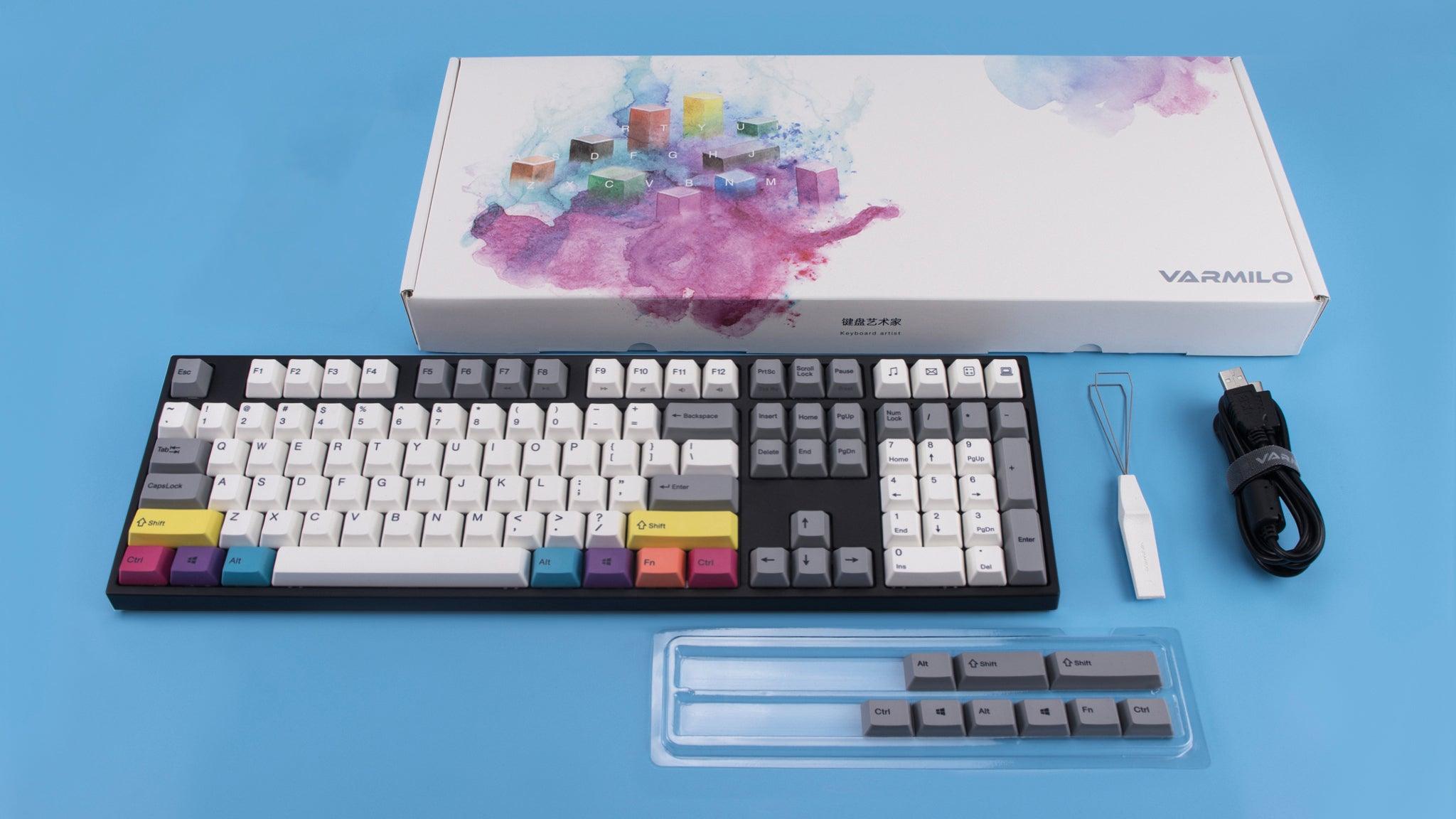 VARMILO VINTAGE DAYS MA108 CMYK ANSI - Geekboards
